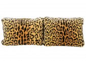 PAIR OF SCALAMANDRE FABRIC THR