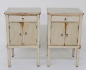 PAIR OF SCANDINAVIAN LIME WASH