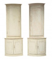 PAIR OF SCANDINAVIAN PAINTED C