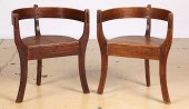 PAIR OF SCANDINAVIAN RUSTIC PI
