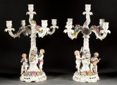 Pair of Schierholz porcelain f