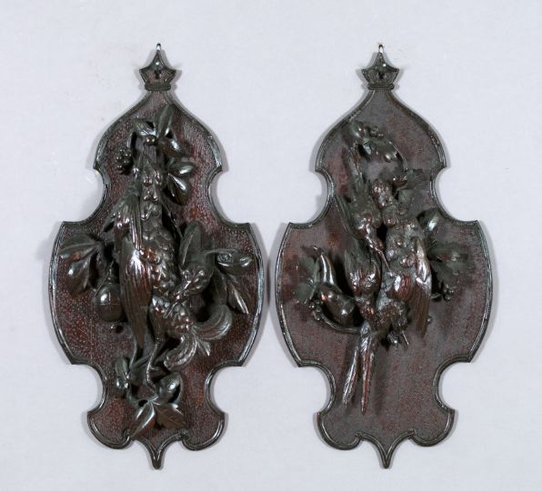 Pair of Schwarzwald Highly Carved