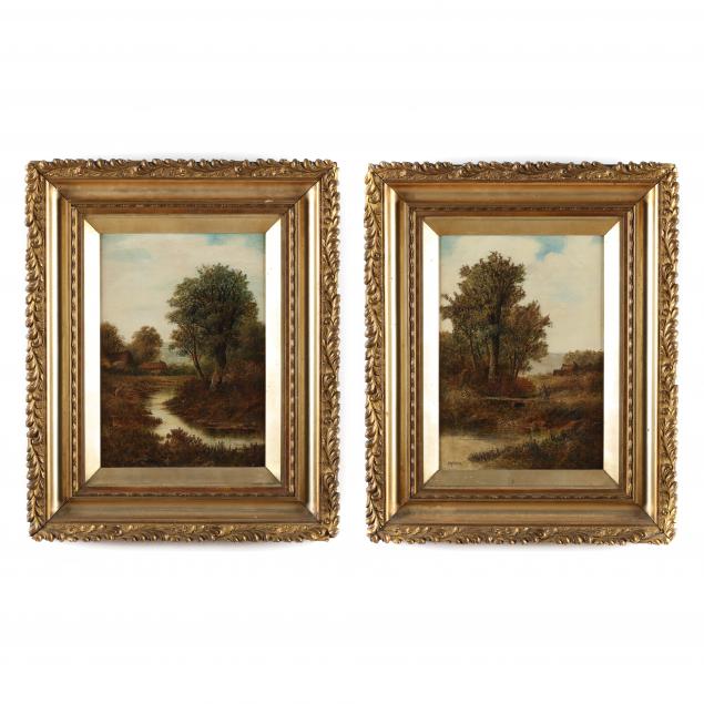 PAIR OF SCOTTISH SCHOOL (19TH