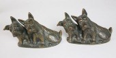 PAIR OF SCOTTY DOG HEAVY PATIN