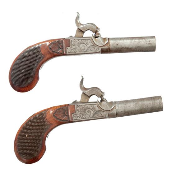 PAIR OF SCREW-BARREL POCKET