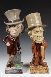 PAIR OF SCULPTURES- William Gl