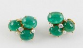 PAIR OF SEAMAN SCHEPPS 18K YEL