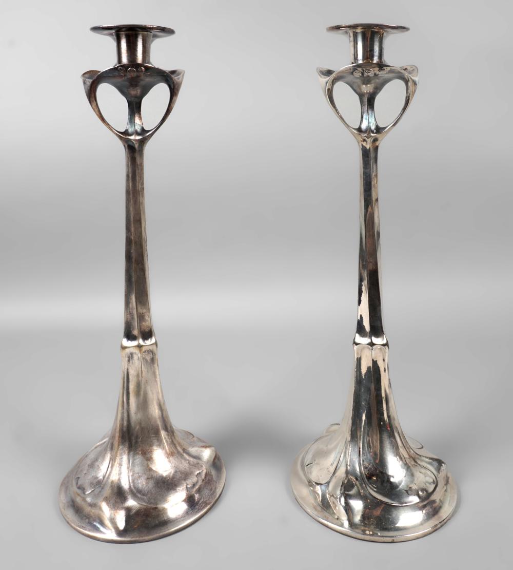 PAIR OF SECCESSIONIST KAYSERZINN