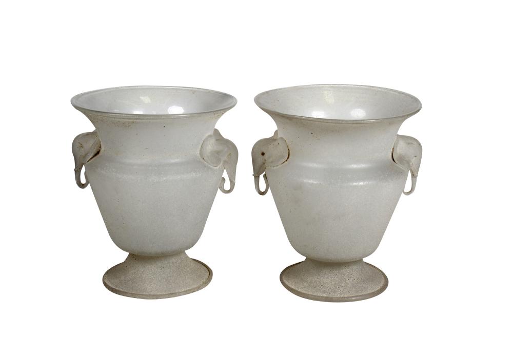 PAIR OF SEGUSO MURANO GLASS