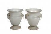 PAIR OF SEGUSO MURANO GLASS VA