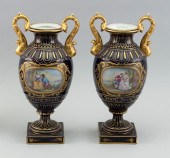 PAIR OF SEVRES CHATEAU DE TUIL