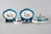 PAIR OF SEVRES PORCELAIN TURQU