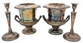 PAIR OF SHEFFIELD SILVER PLATE