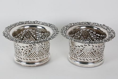 PAIR OF SHEFFIELD SILVER PLATED