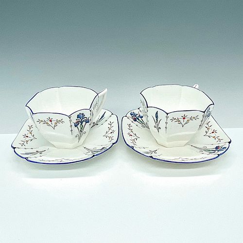 PAIR OF SHELLEY FINE BONE CHINA
