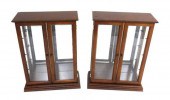 PAIR OF SHOWCASES, UNDERSTATED