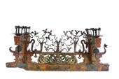 PAIR OF SICILIAN PAINTED WOOD