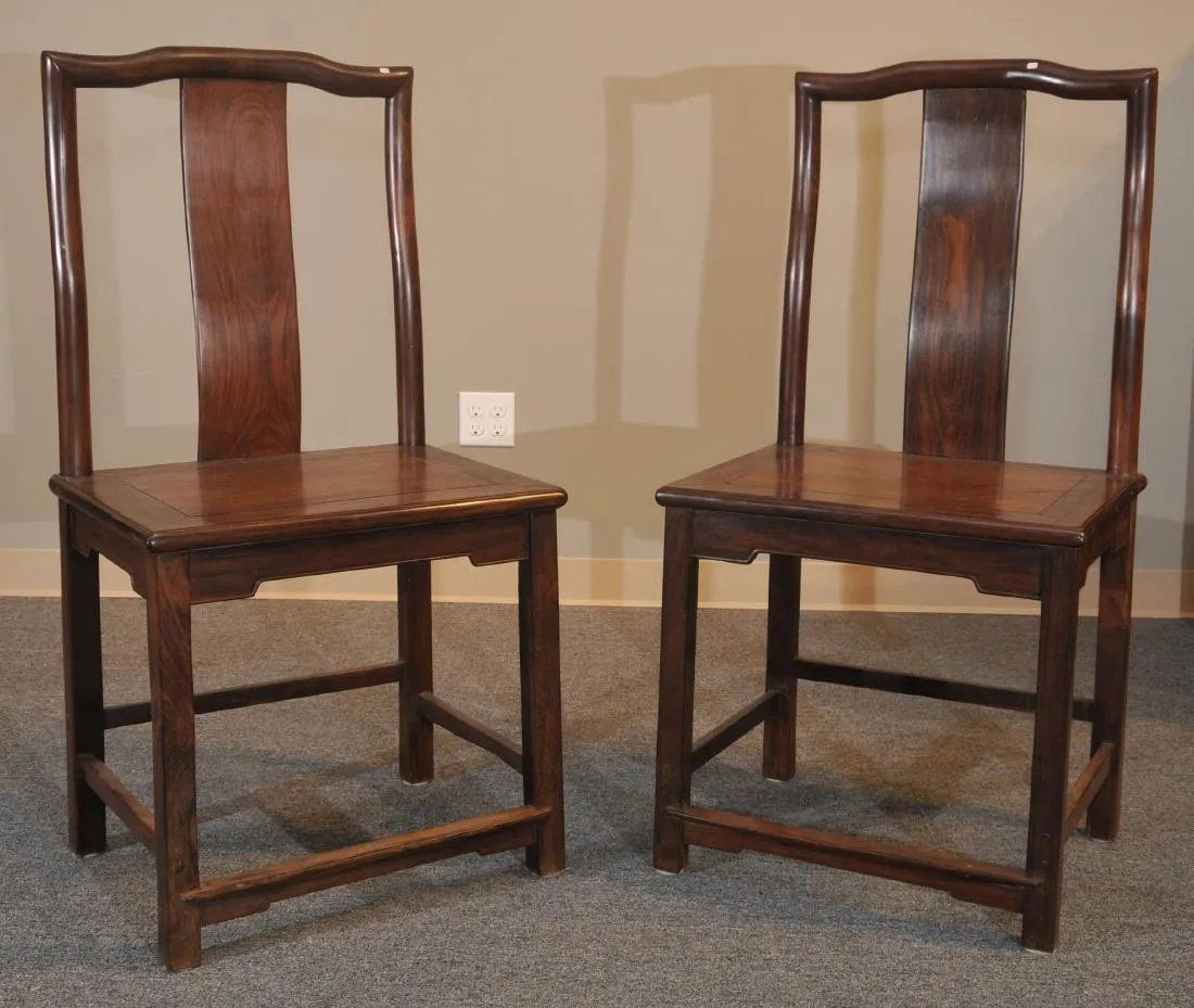 PAIR OF SIDE CHAIRS. CHINA. 19TH