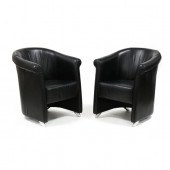 PAIR OF SILENZIO LEATHER CLUB