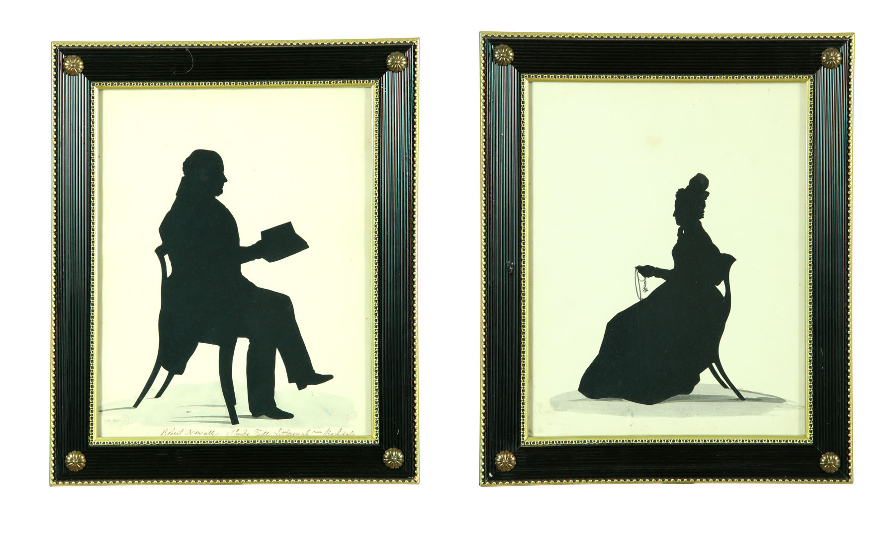 PAIR OF SILHOUETTES BY MASTER