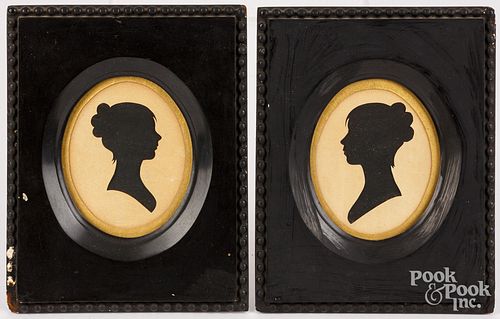 PAIR OF SILHOUETTES OF HARRIOT