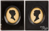 PAIR OF SILHOUETTES OF HARRIOT