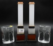 PAIR OF SILIA, ITALY LUCITE CA