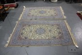 Pair of Silk & Wool Persian Ha