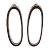 PAIR OF SILVER EARRINGS, "ONIO
