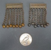 PAIR OF SILVER PLATED EPAULETT