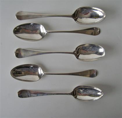 Pair of silver tablespoons   