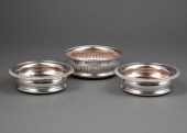 PAIR OF SILVERPLATE WINE COAST
