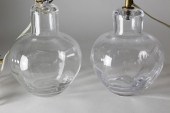 PAIR OF SIMON PEARCE BULBOUS L