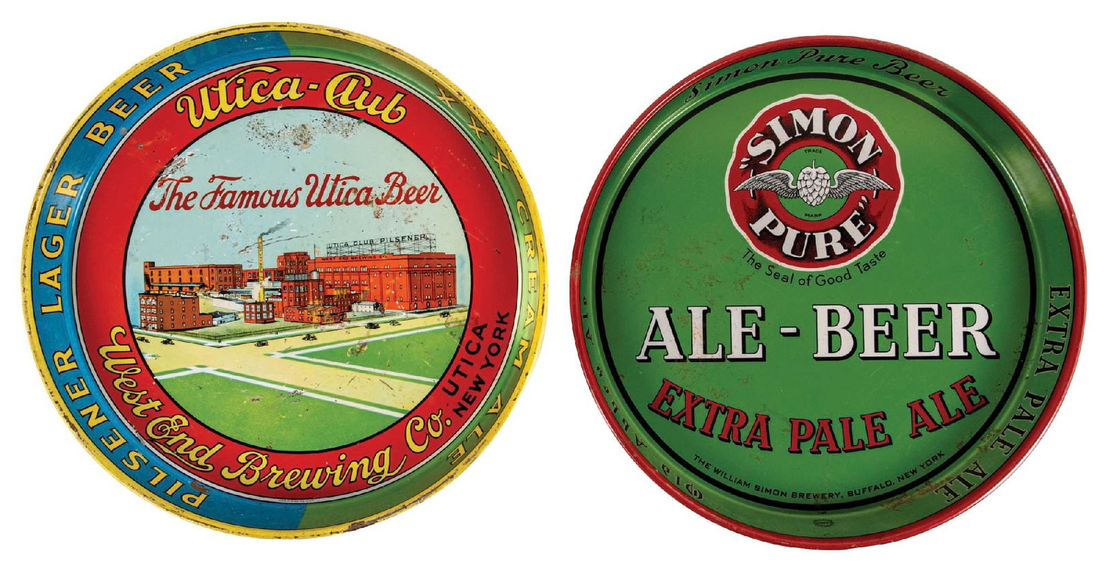 PAIR OF SIMON PURE & UTICA CLUB