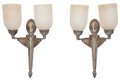 PAIR OF SIMONET FRERES WALL AP