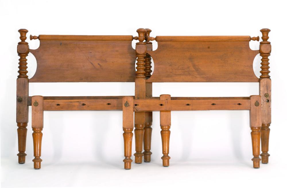 PAIR OF SINGLE BEDS 19TH