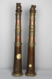 PAIR OF SINO-TIBETAN PARCEL-GI