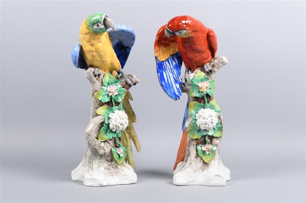 PAIR OF SITZENDORF HAND PAINTED