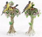 Pair of Sitzendorf Porcelain N