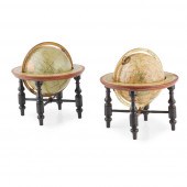 PAIR OF SIX-INCH TERRESTIAL AN