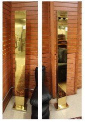PAIR OF 'SKYSCRAPER' FLOOR LAM