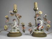 Pair of small continental gilt