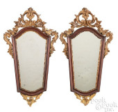 PAIR OF SMALL CONTINENTAL GILT