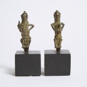 Pair of Small Yoruba Edan Ogbo