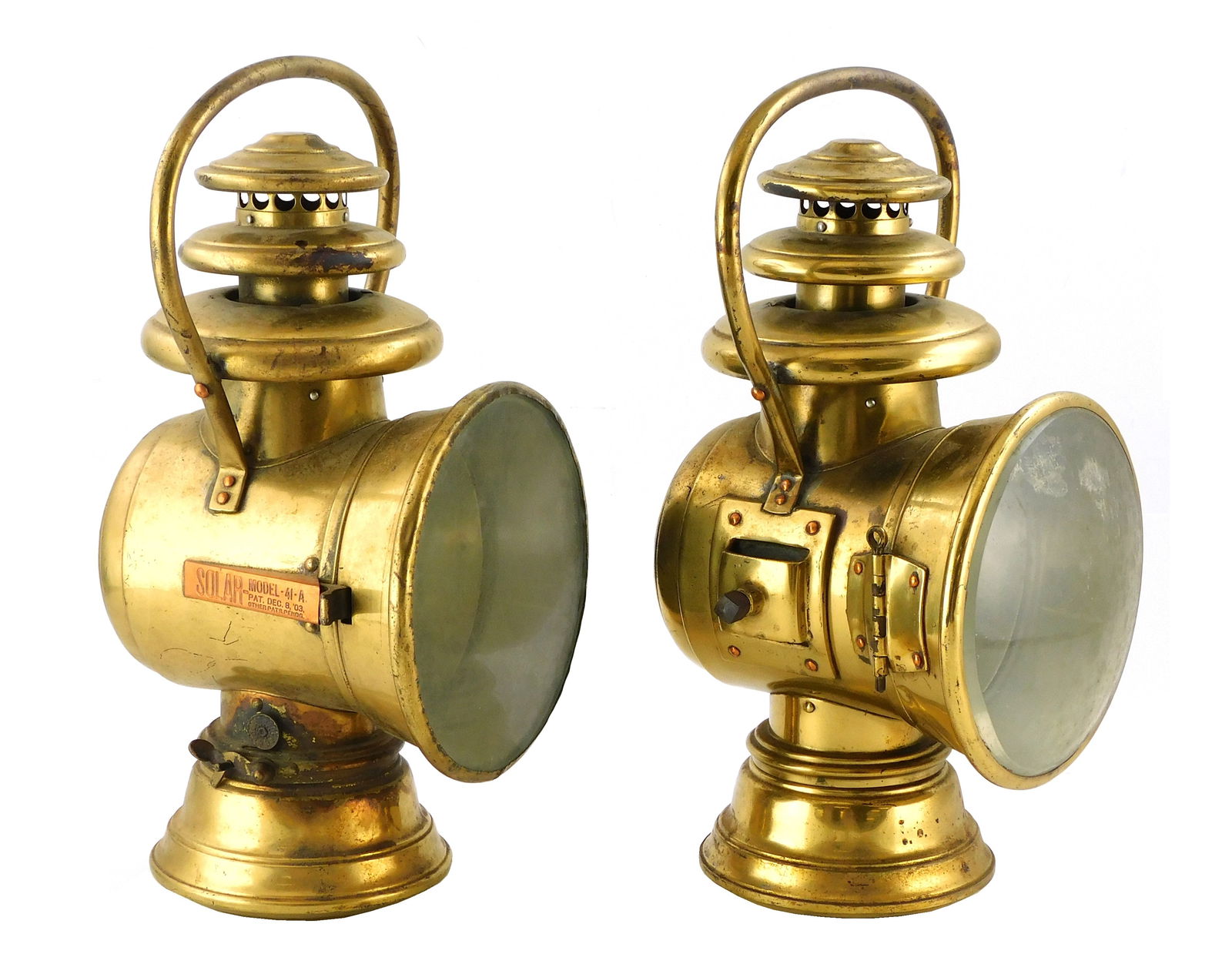 PAIR OF SOLAR MODEL 41A KEROSENE