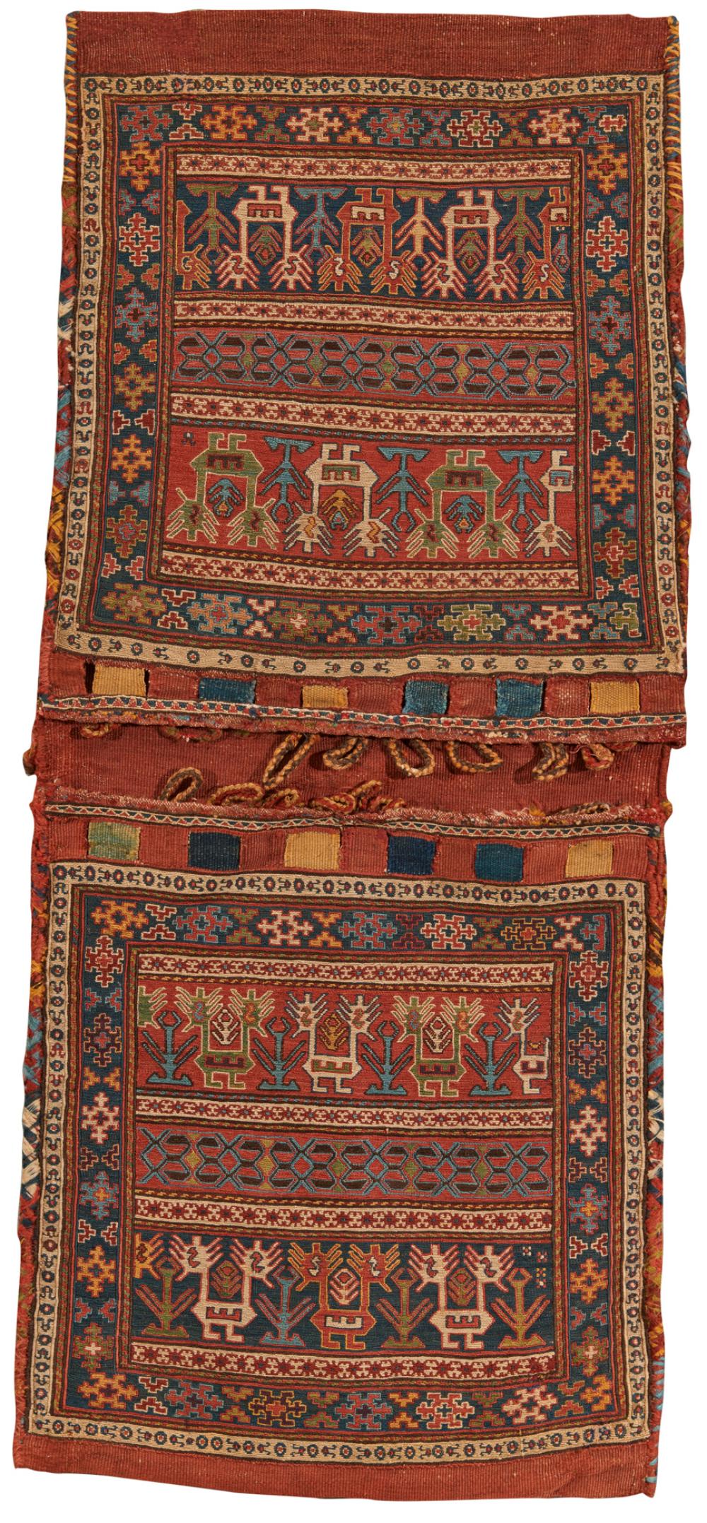 PAIR OF SOUMAC BAGS, CAUCASUS, LATE