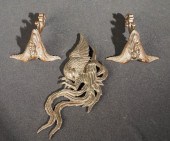 PAIR OF SOUTHEAST ASIAN BRONZE