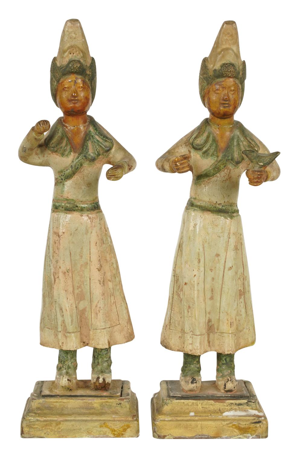 PAIR OF SOUTHEAST ASIAN GLAZED