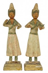 PAIR OF SOUTHEAST ASIAN GLAZED