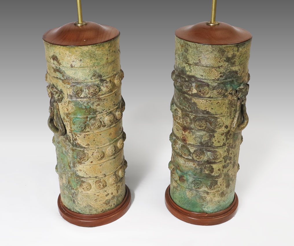 PAIR OF SOUTHEAST ASIAN PATINATED